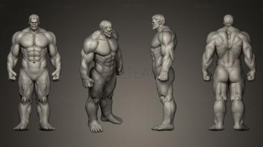 3D model Hulk fan art (STL)